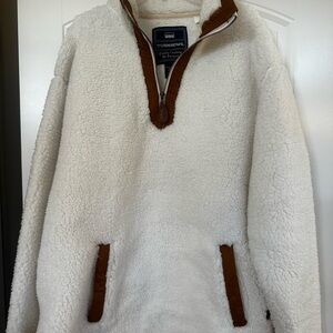 White Sherpa Sweater